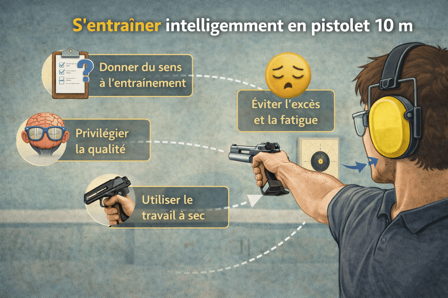 07 – S’entraîner intelligemment en pistolet 10 m