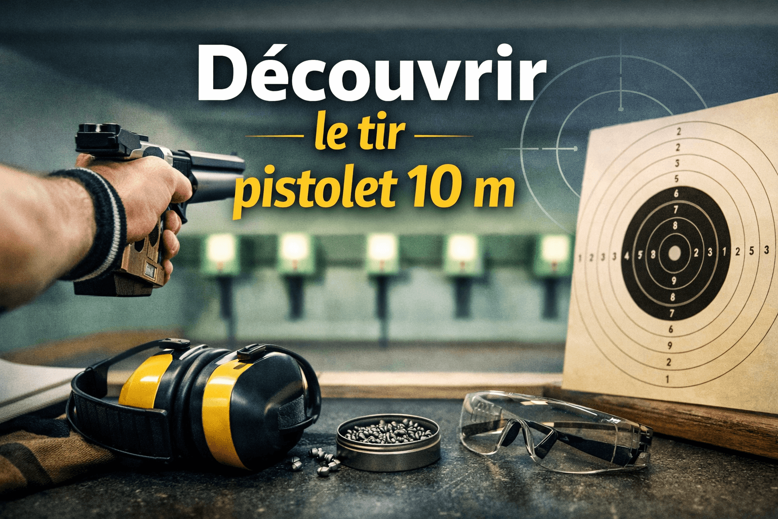 01 – Découvrir le tir pistolet 10 m