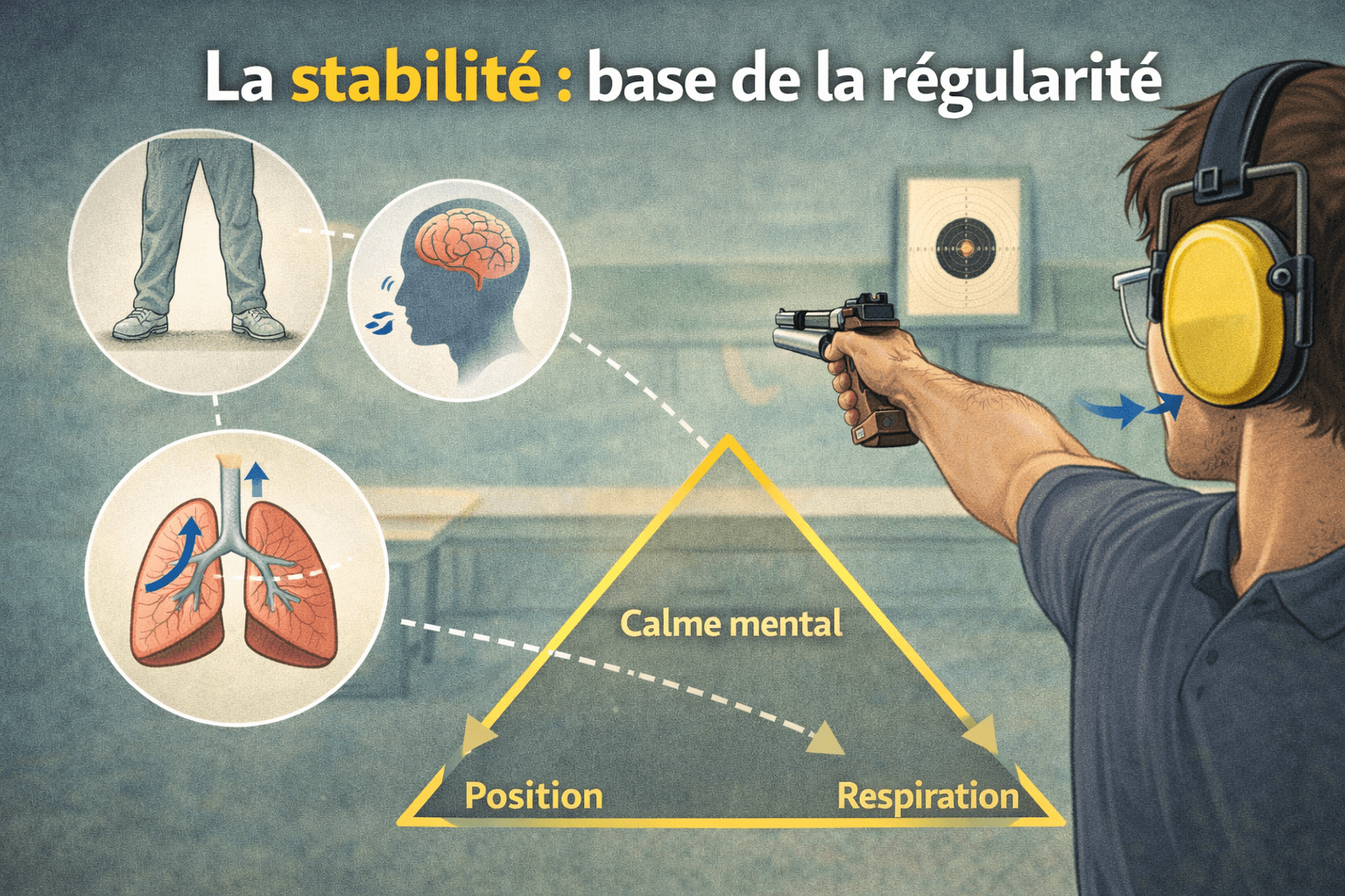 05 – La stabilité : base de la régularité en Pistolet 10 m
